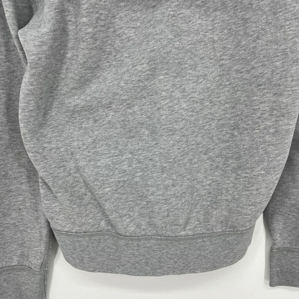 Polo Ralph Lauren Performance Mens Hoodie Heather Gray Orange Pony Small